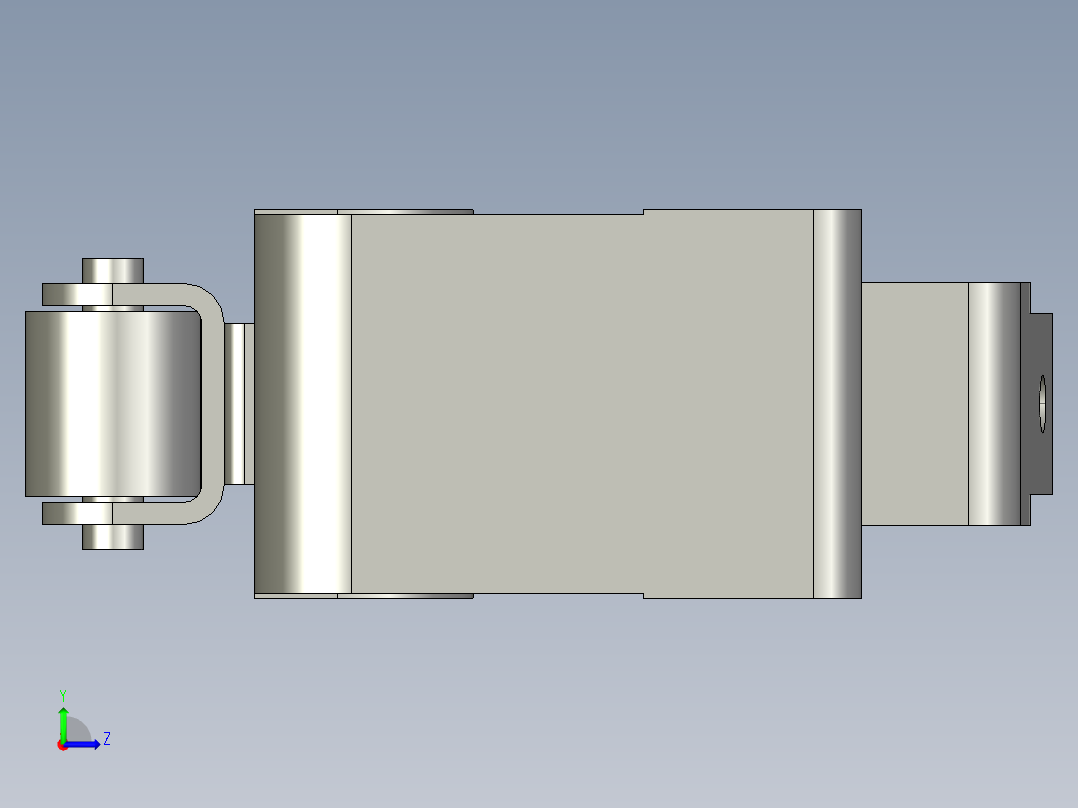 solidworks 小滚轮开关左视图