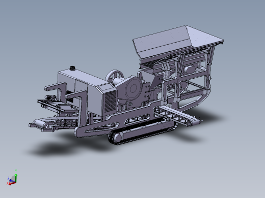 G693 ZY10442 履带式移动破碎站