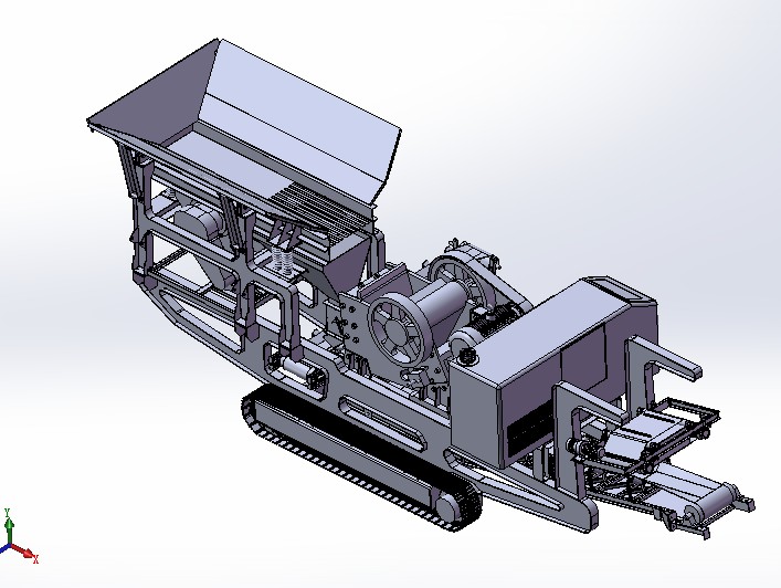 G693 ZY10442 履带式移动破碎站