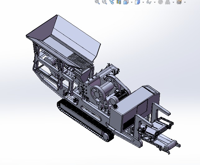 G693 ZY10442 履带式移动破碎站