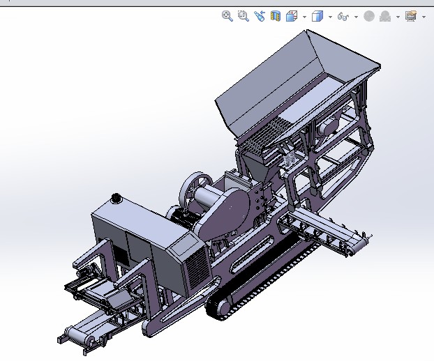 G693 ZY10442 履带式移动破碎站