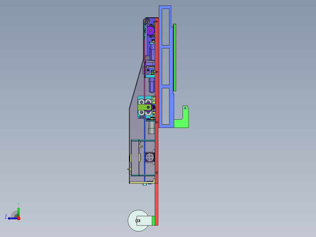 H887 锡线飞达右视图