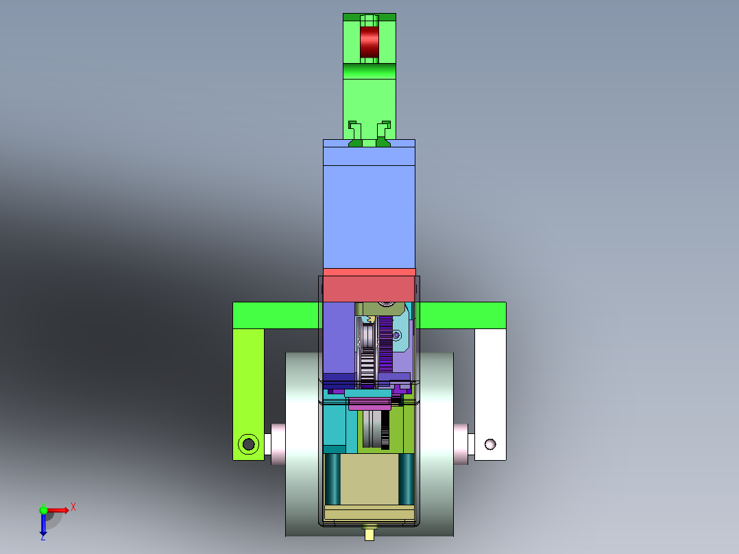 H887 锡线飞达俯视图