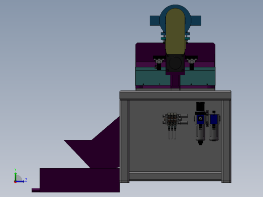 竹吸管自动钻孔机左视缩略图