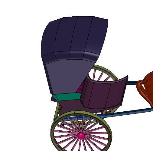 运动休闲迷你观光马车缩略图