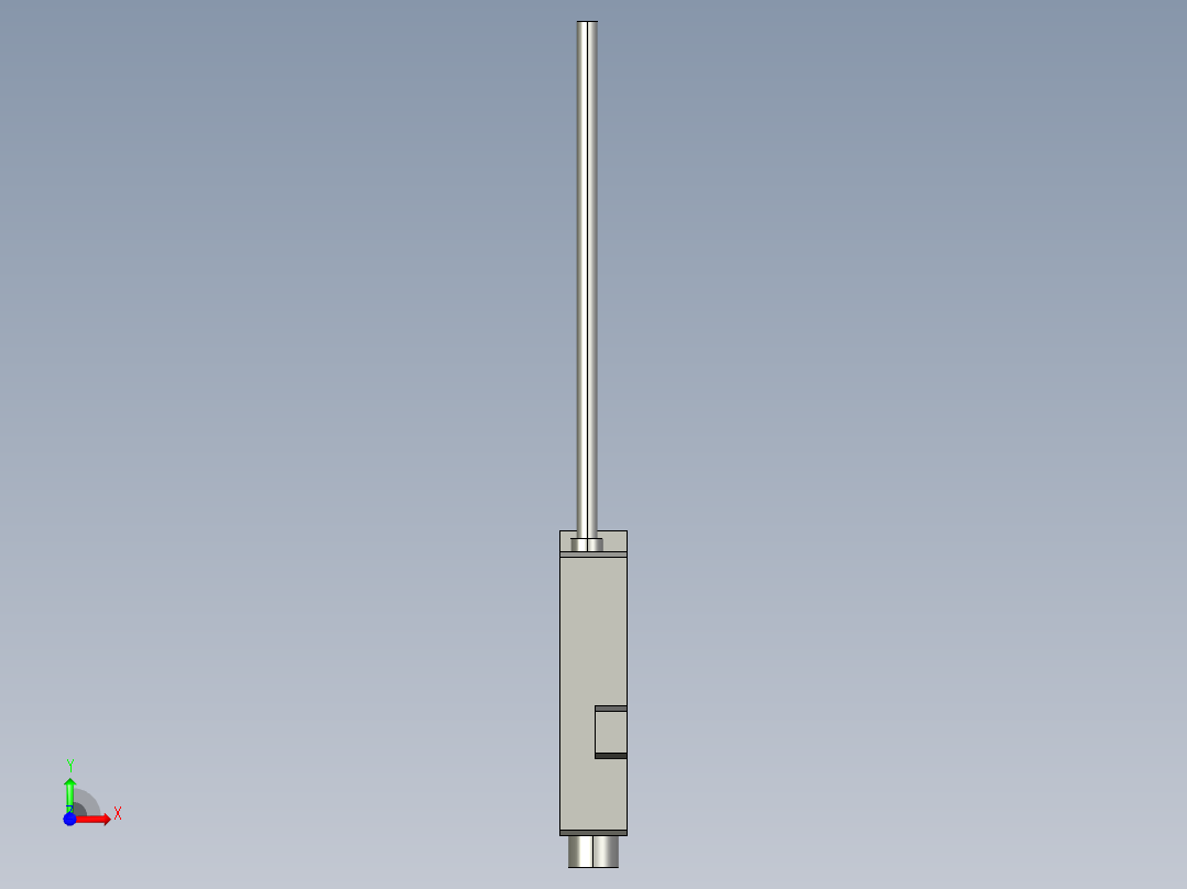 基恩士FS2-60G_kc图纸模型前视图