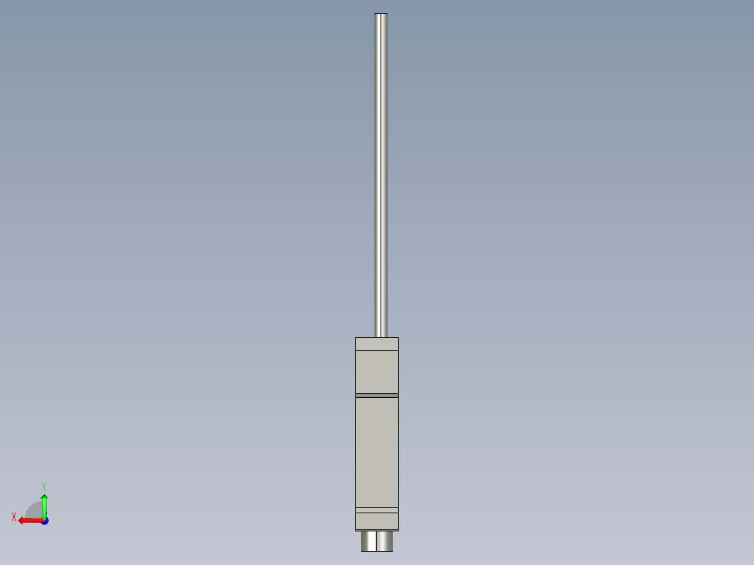 基恩士FS2-60G_kc图纸模型后视图