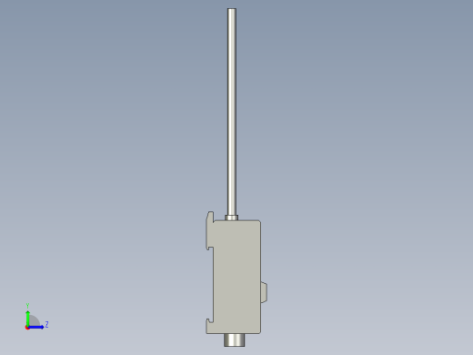 基恩士FS2-60G_kc图纸模型左视缩略图