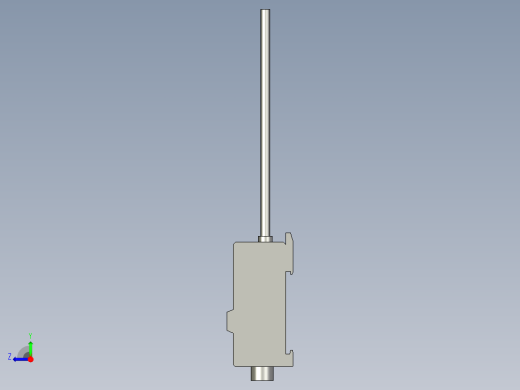 基恩士FS2-60G_kc图纸模型右视缩略图