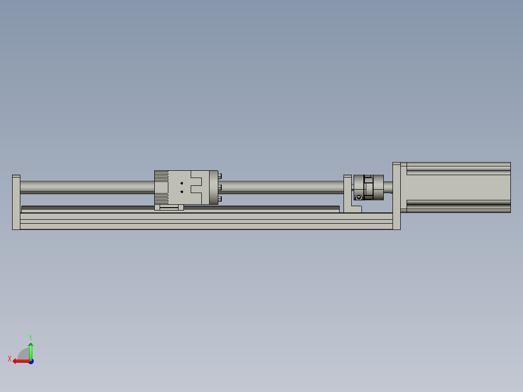 模组FSK40-L10C7-BC-T40（300行程）后视图