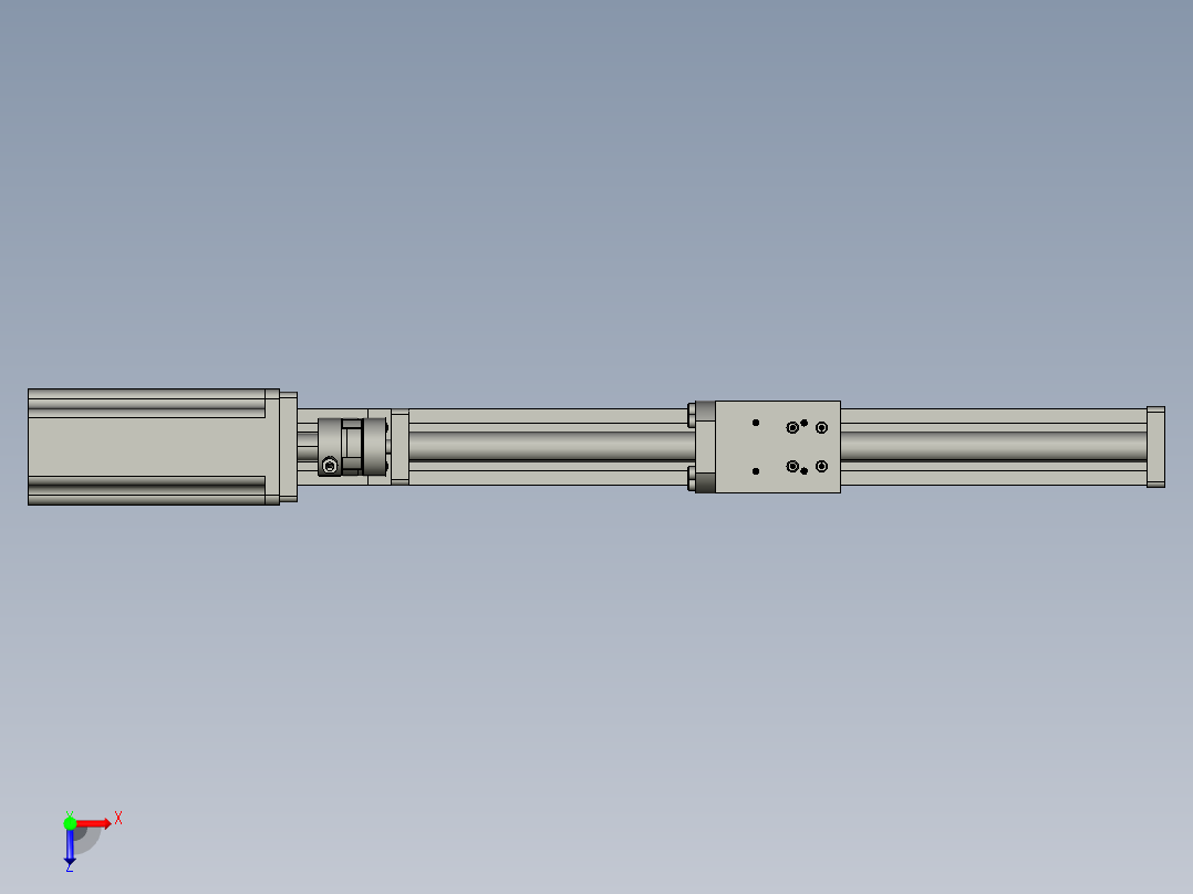 模组FSK40-L10C7-BC-T40（300行程）俯视图