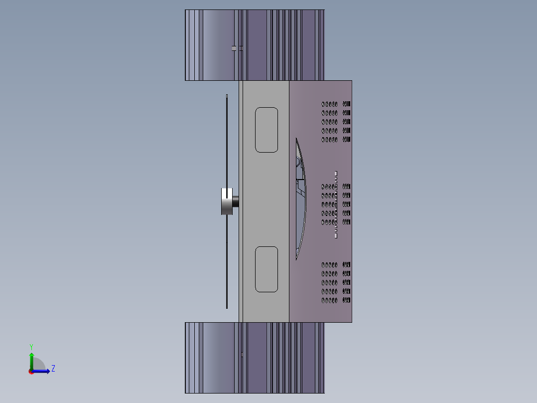 混动式割草机三维SW模型1390901===100左视图