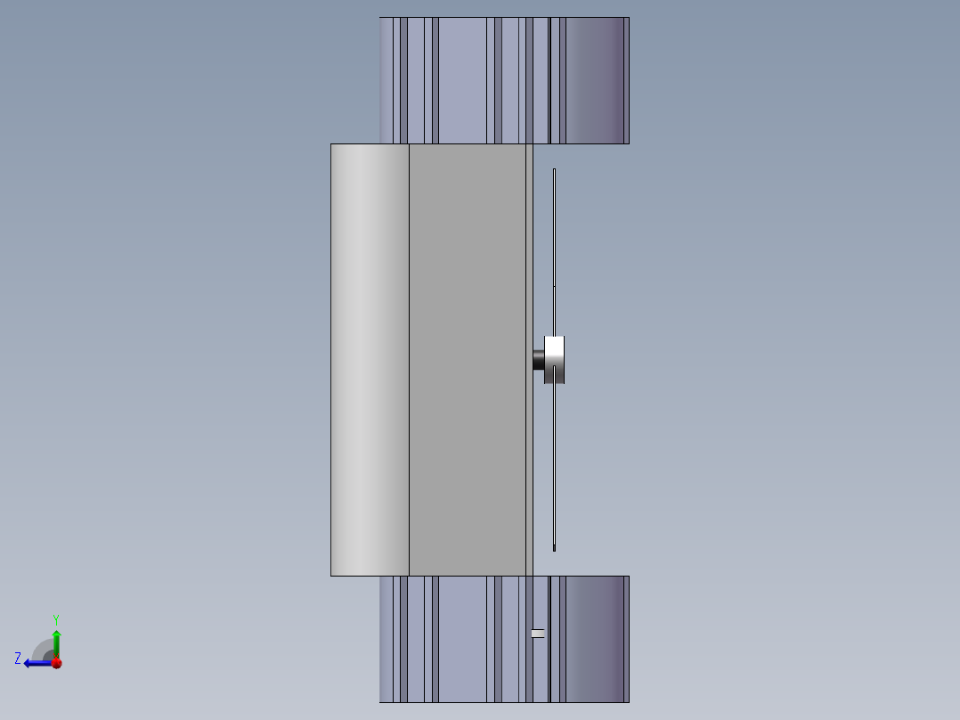 混动式割草机三维SW模型1390901===100右视图