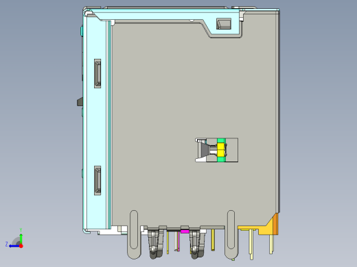 带PS2-局域网的双USB2.0-USB3.0右视缩略图