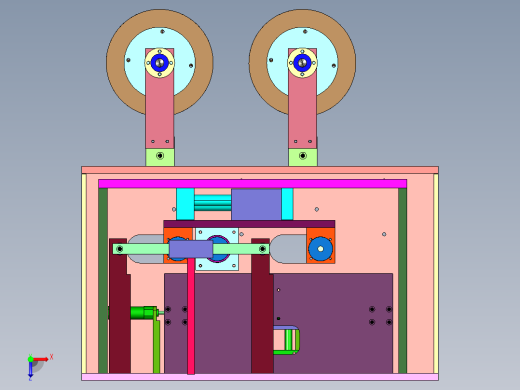 小家电控制板变压器缠绕胶带机俯视缩略图