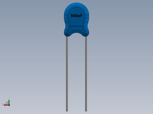 电容器 二极管 电阻器-Capacitor Ceramic 561 3KV 560pF后视缩略图