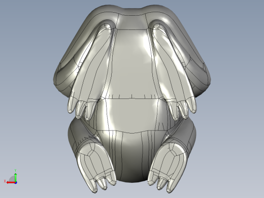 可爱的青蛙喷泉后视缩略图