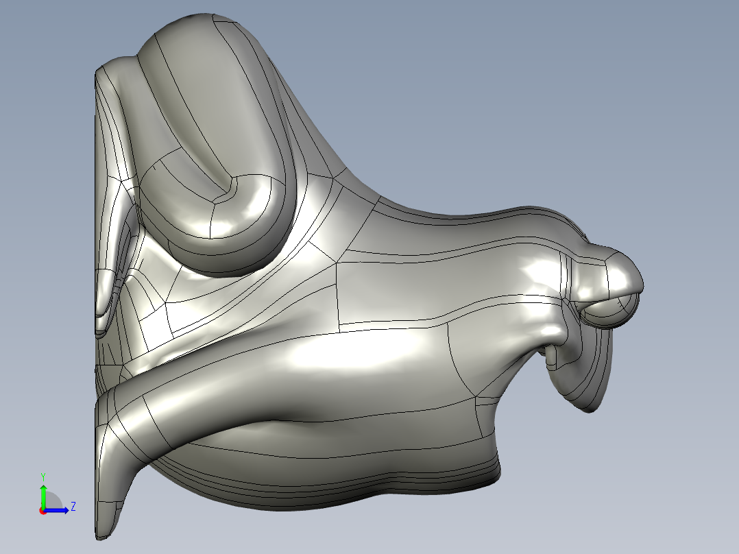 可爱的青蛙喷泉左视图