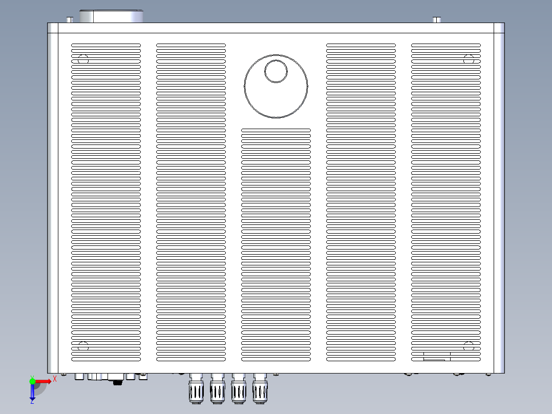 功率放大器7俯视图