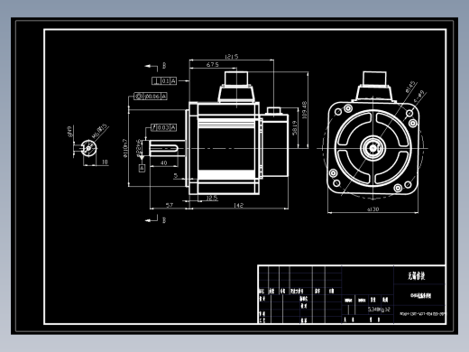 电机MS6H-130TL15B2-20P8