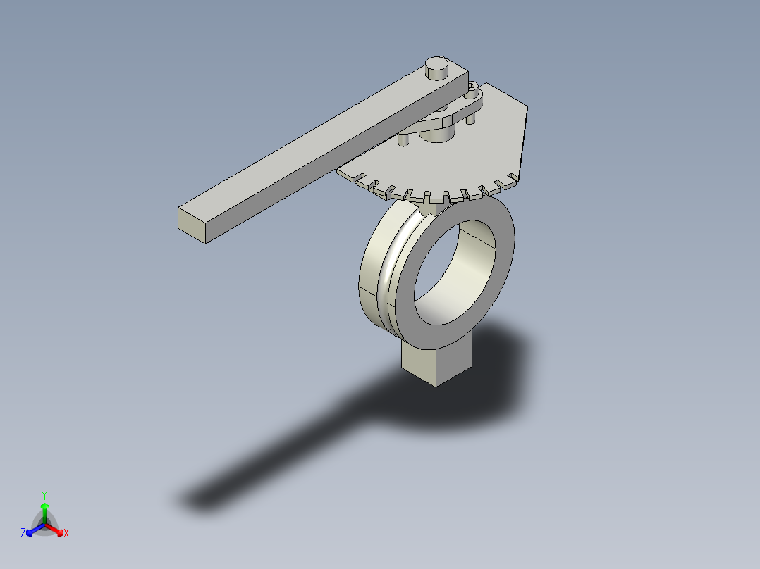 阀门模型-______(SNJ)正等轴测图