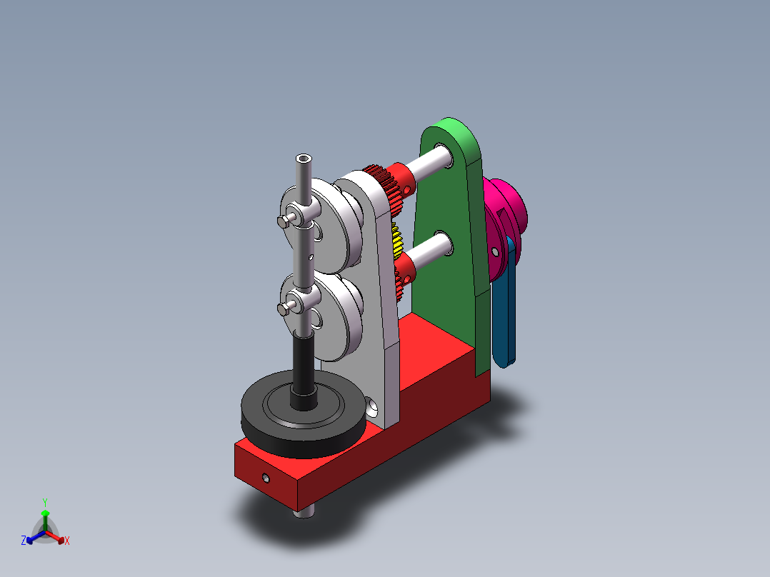吸壳机构三维==1093956==120正等轴测图
