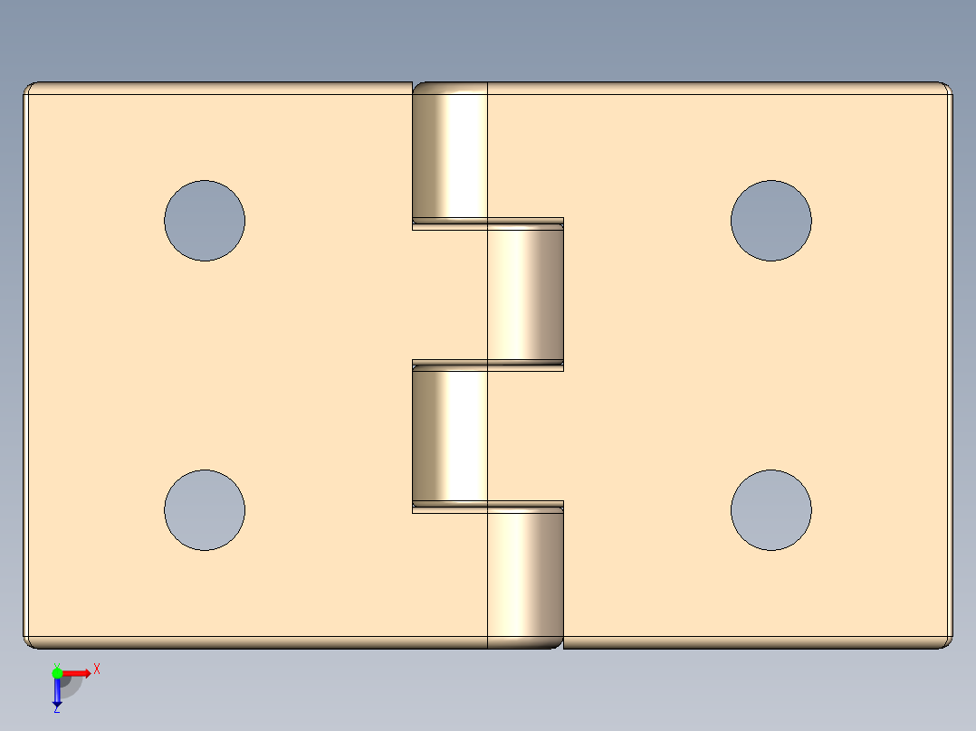 型材-KJN 40X40 CONDUCTIVE HINGE 3842544530俯视图