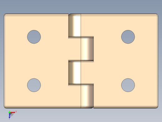 型材-KJN 40X40 CONDUCTIVE HINGE 3842544530俯视缩略图