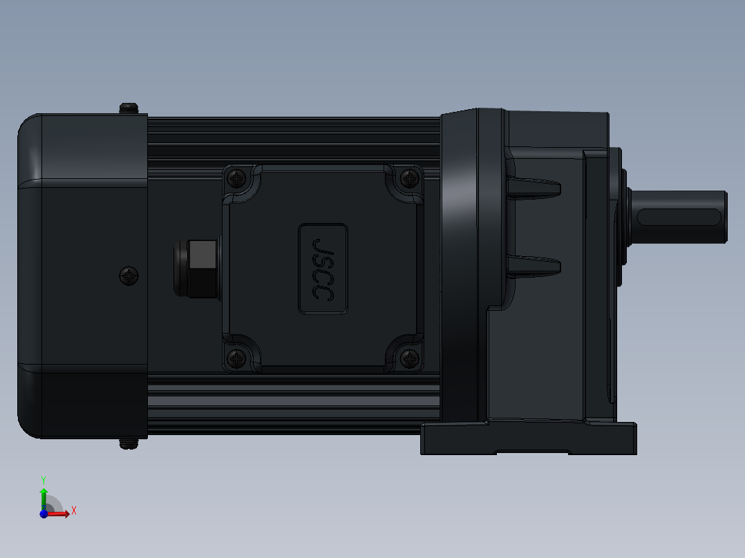 精研电机精研卧式 s250h01-L前视图