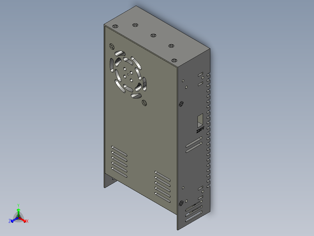 电源2 (30)正等轴测图