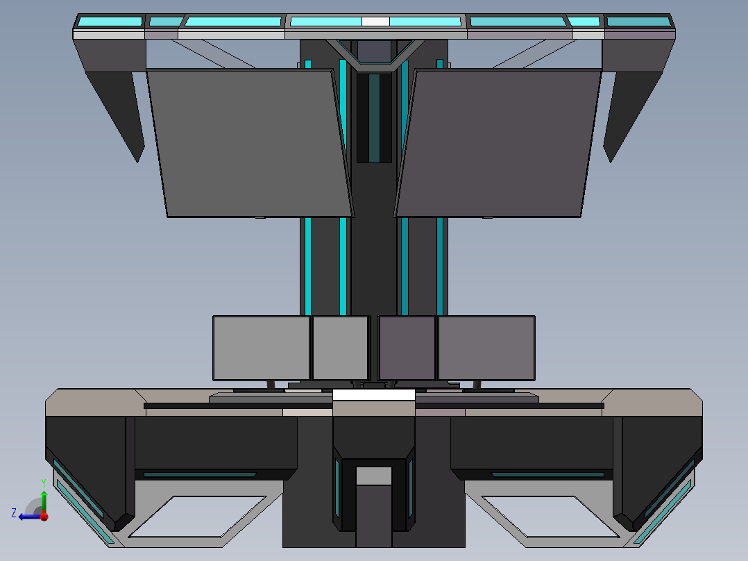 调度控制中心右视图