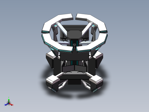 调度控制中心正等轴测缩略图