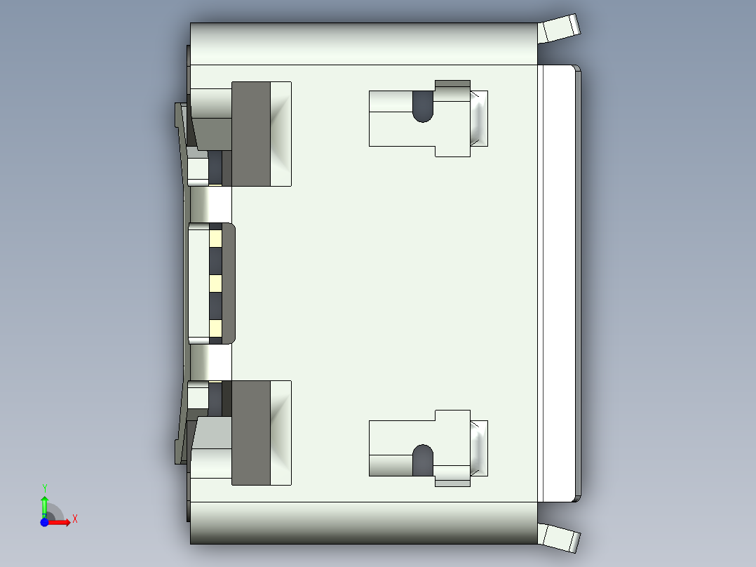 微型USB 4前视图