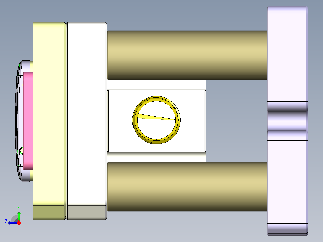 X1-笔记本CNC工装夹具三维模型CNC8-0605右视图