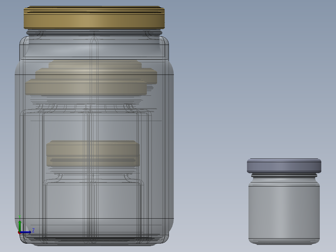 瓶盖、盖子(61)左视图