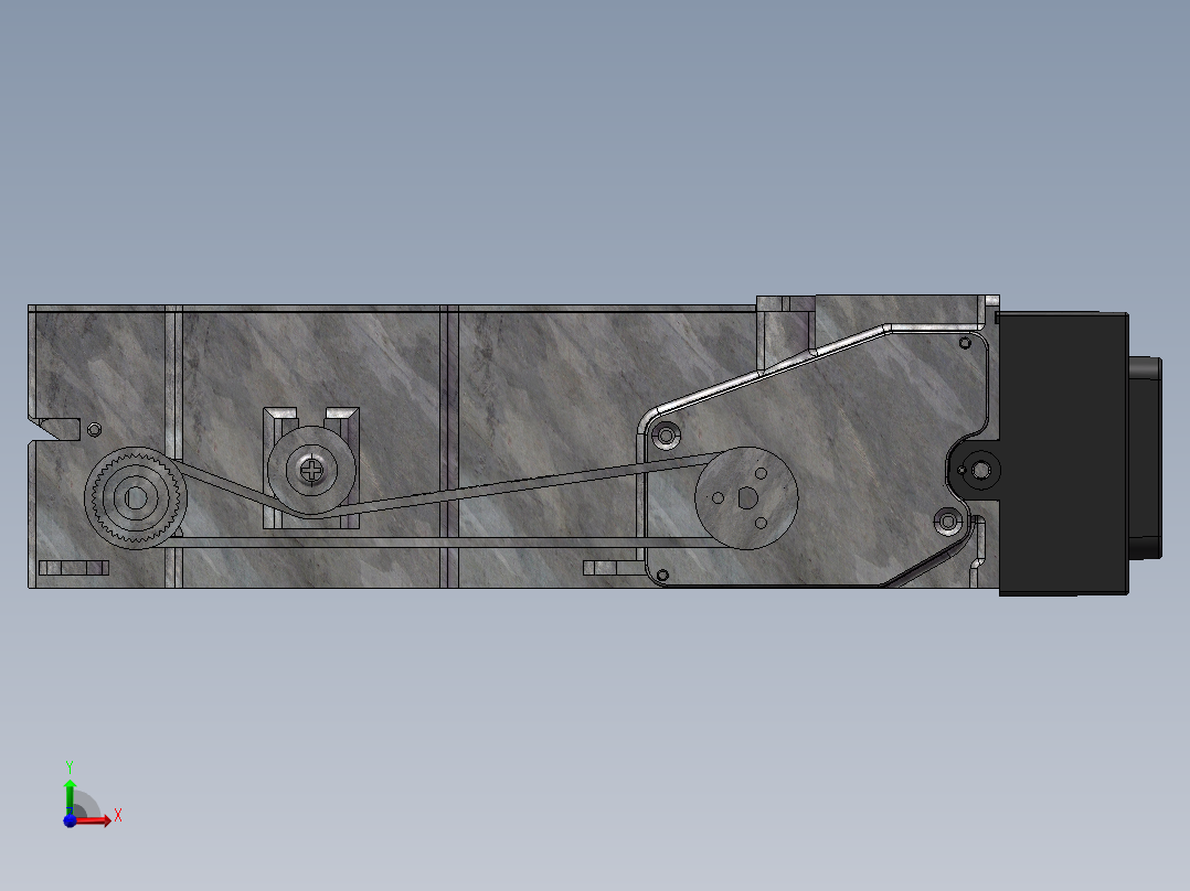 卡片分拣机sw18可编辑前视图