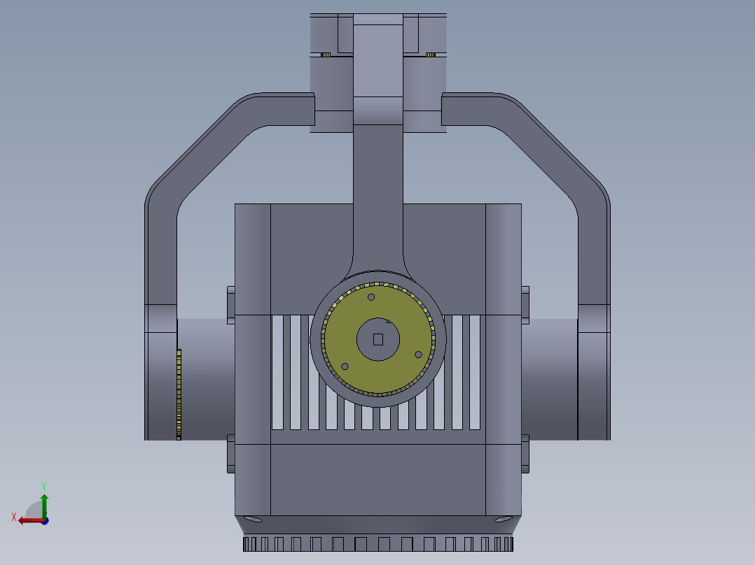 无人机云台sw18可编辑后视图