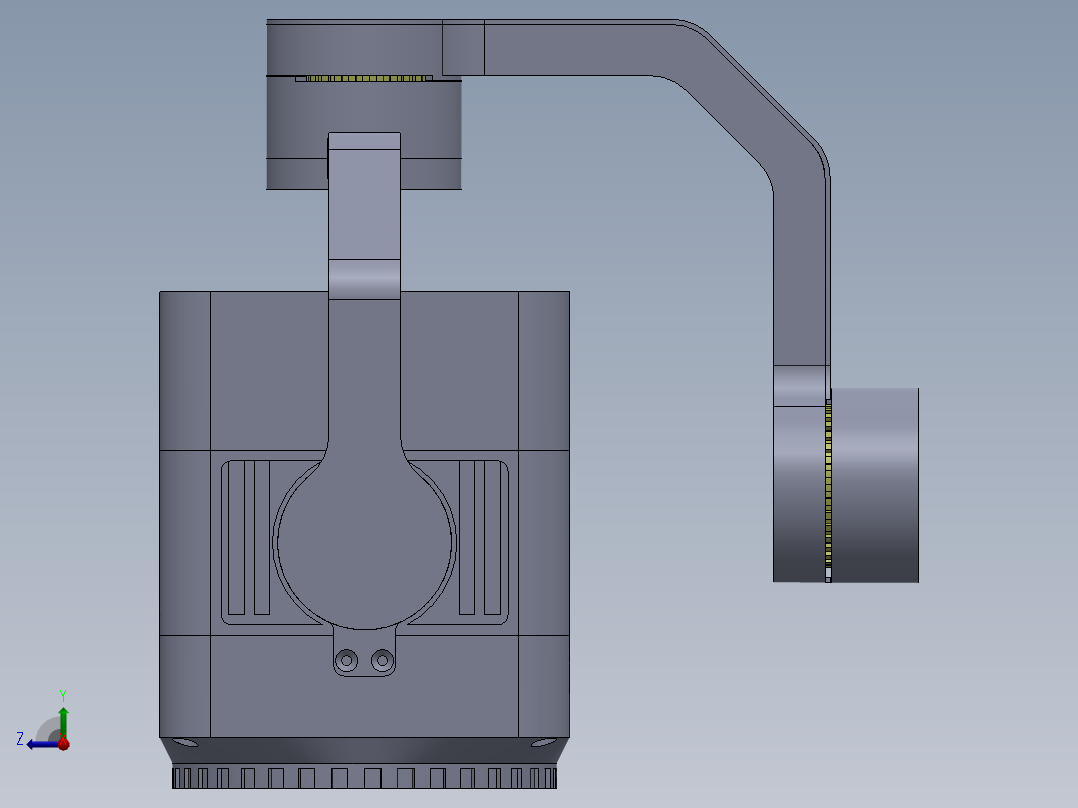 无人机云台sw18可编辑右视图