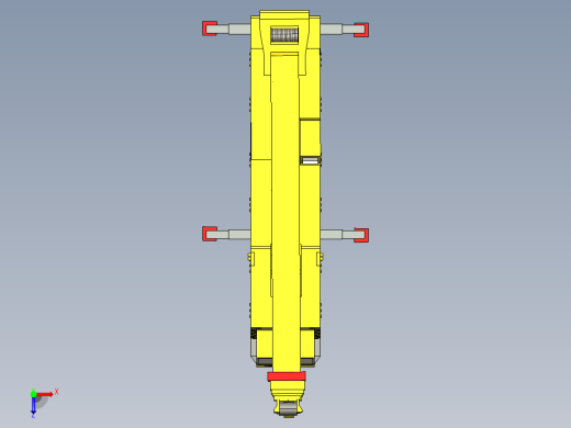 简易利勃海尔移动塔式起重机三维建模图纸 solidworks设计 附STEP俯视缩略图