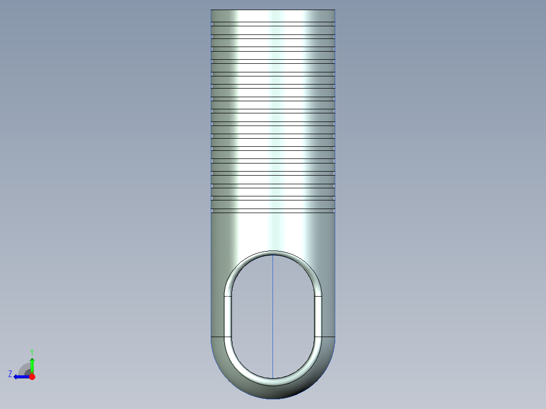 拖把柄帽装配图零件图cad图右视图