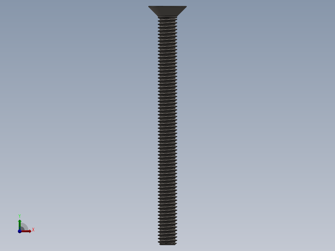 Screw_ISO_10642_M4x50_A2.SLDPRT前视图