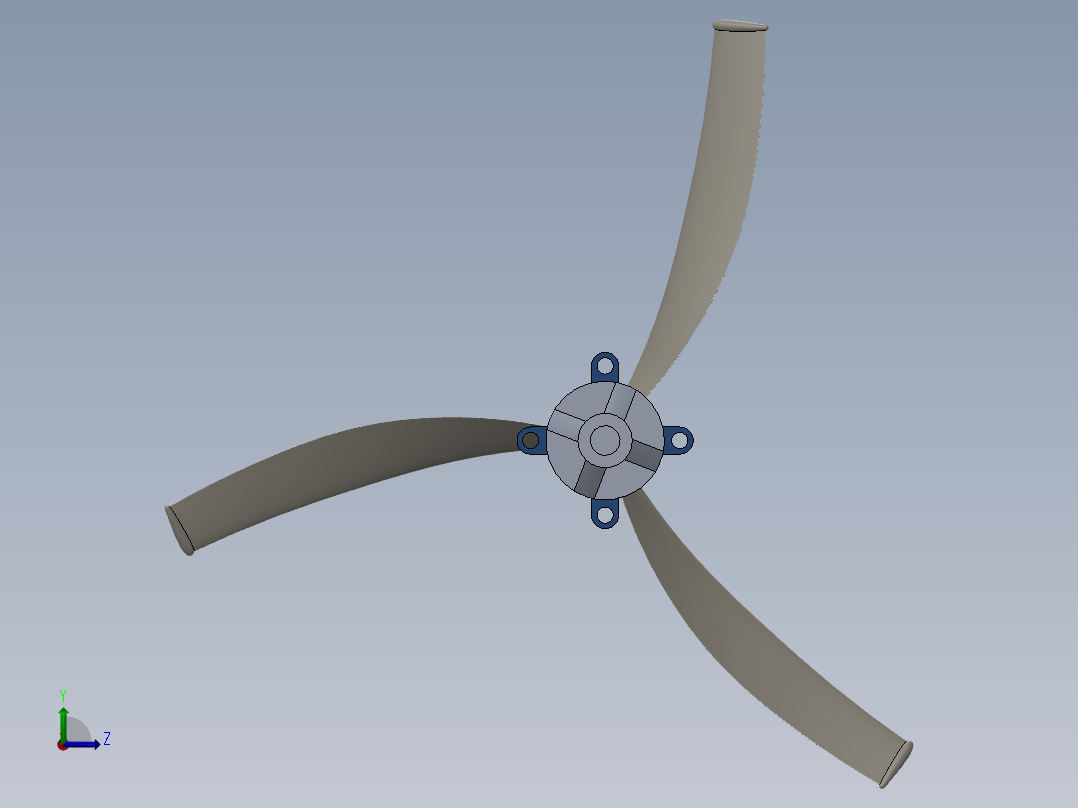 螺旋桨(33)左视图
