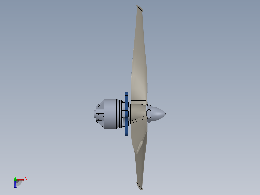 螺旋桨(33)俯视图