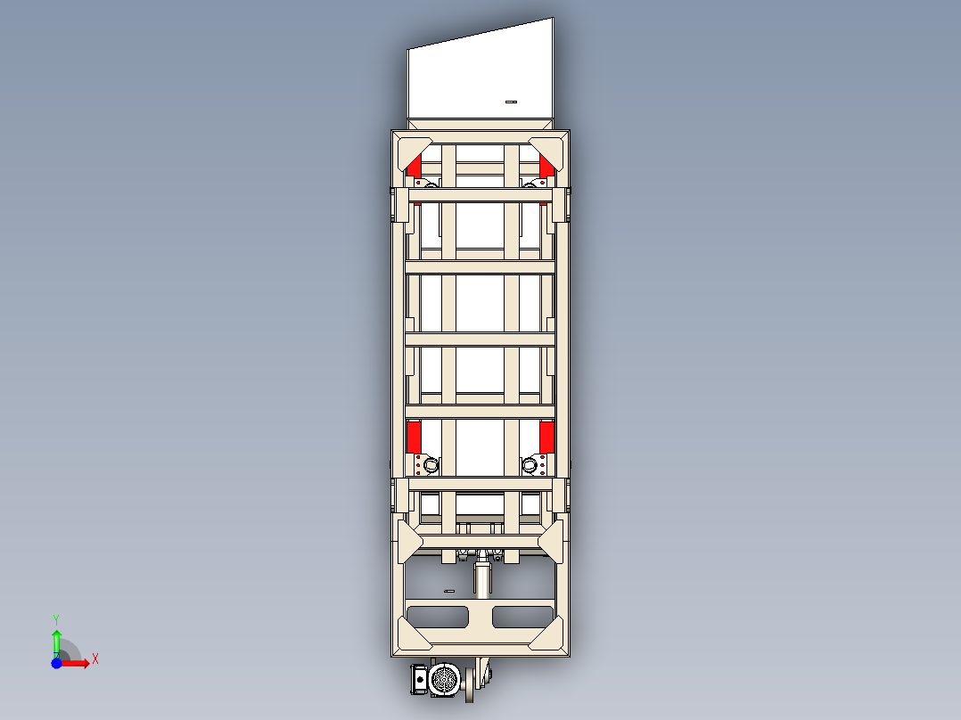 B3003890-废料振动器前视图