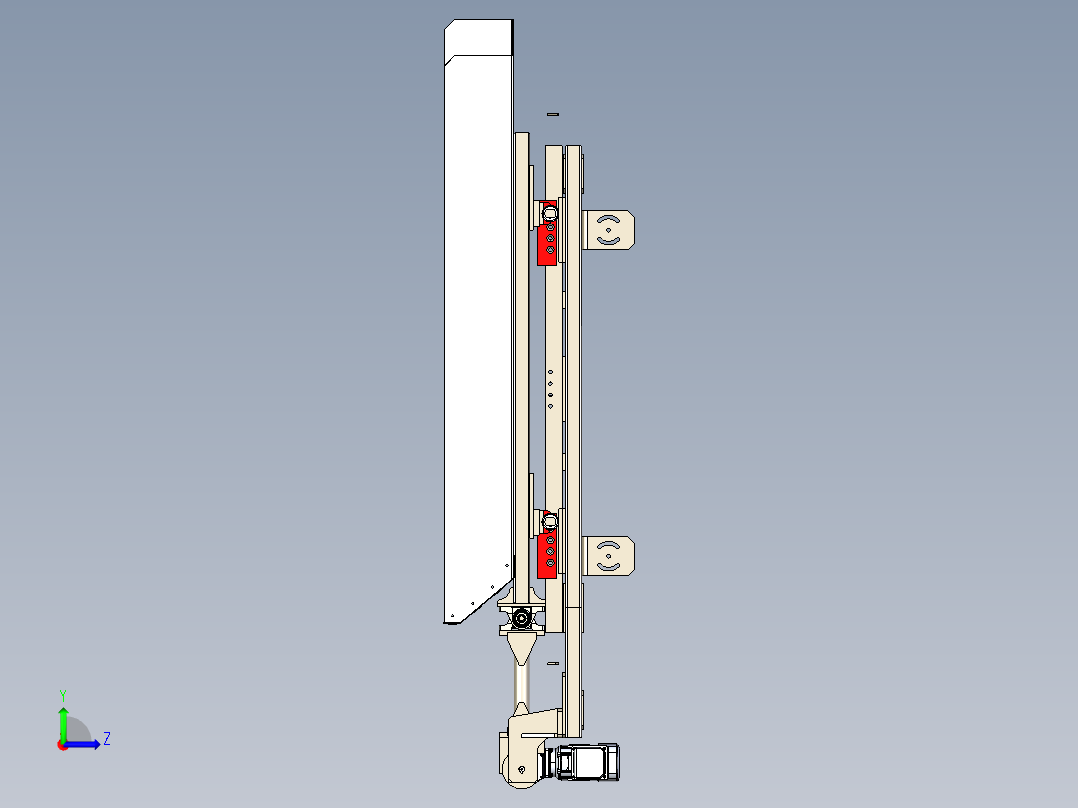 B3003890-废料振动器左视图