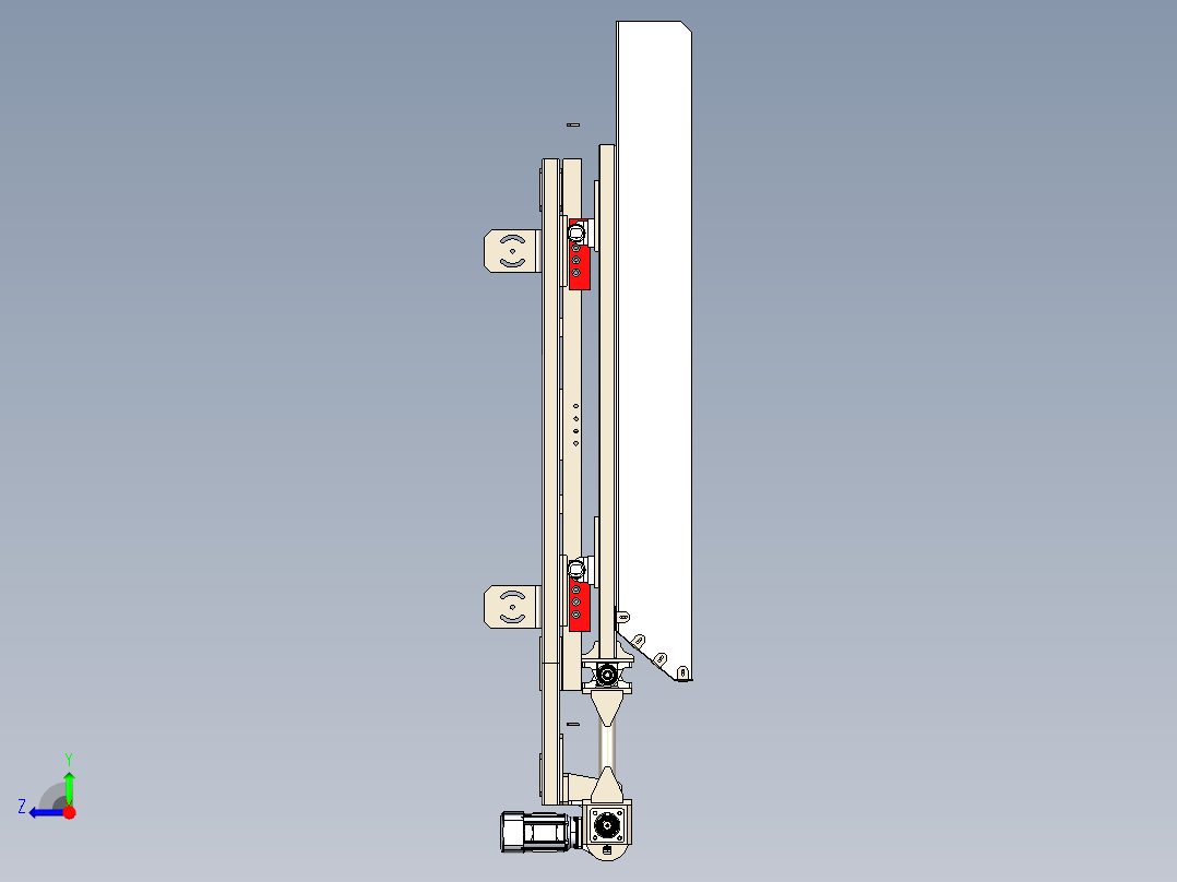 B3003890-废料振动器右视图