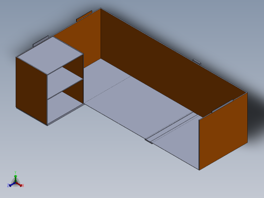 计算机办公室13正等轴测缩略图