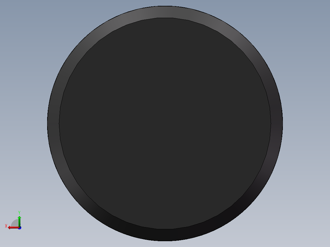 4刃硬质合金球头立铣刀3D模型D20后视图