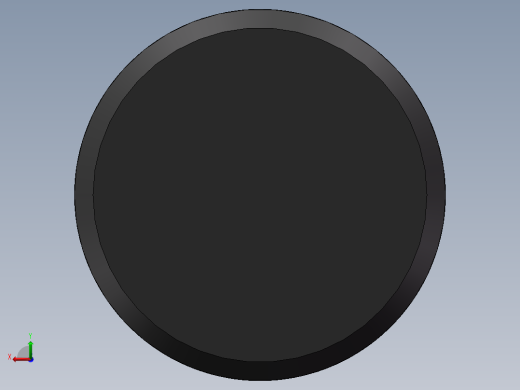 4刃硬质合金球头立铣刀3D模型D20后视缩略图