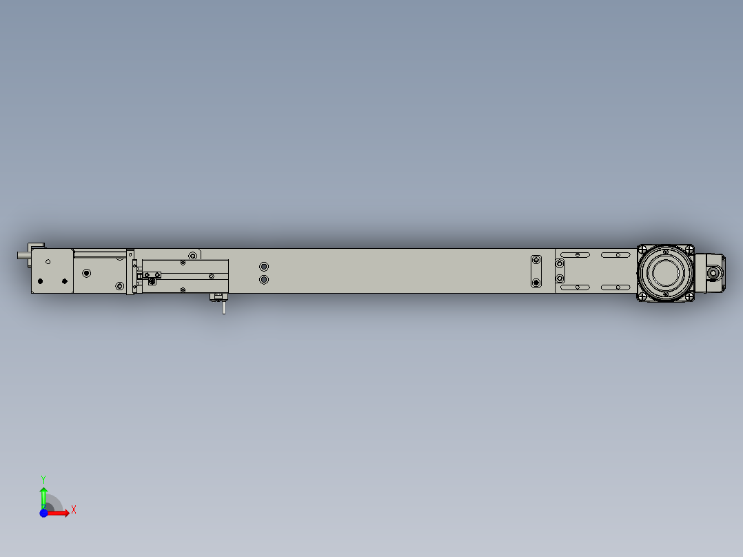 提升机皮带线前视图